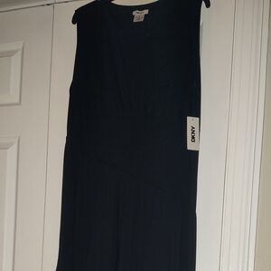 DKNY Black Sleeveless Maxi Dress XL 🆕